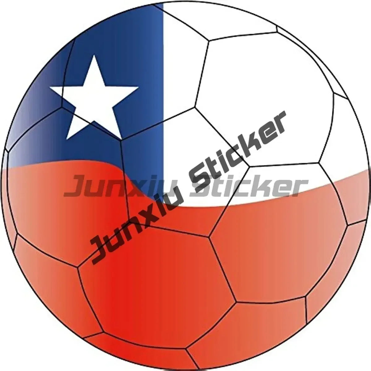Flag Soccer Club Fan Girl Sticker Cartoon Funny Flag Soccer College Sport Decal Stickers for Cars Helmet Motorcycle Stickers