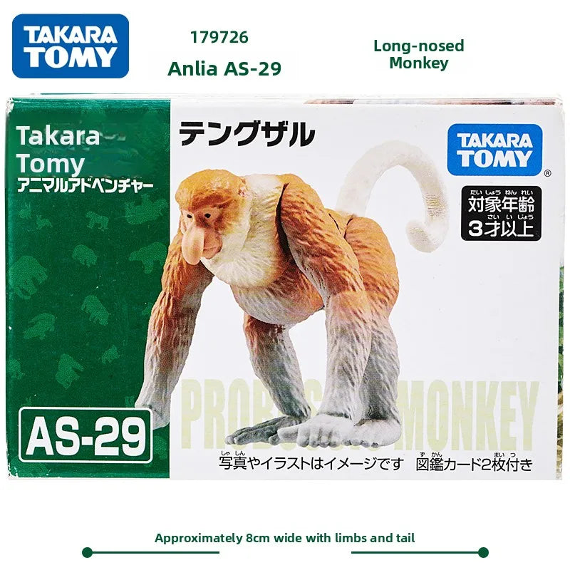 Wildlife Miniature Toys Realistic Tiger Elephant Lion Panda Chimpanzee Simulation Dolls for Children Educational Play Equipment