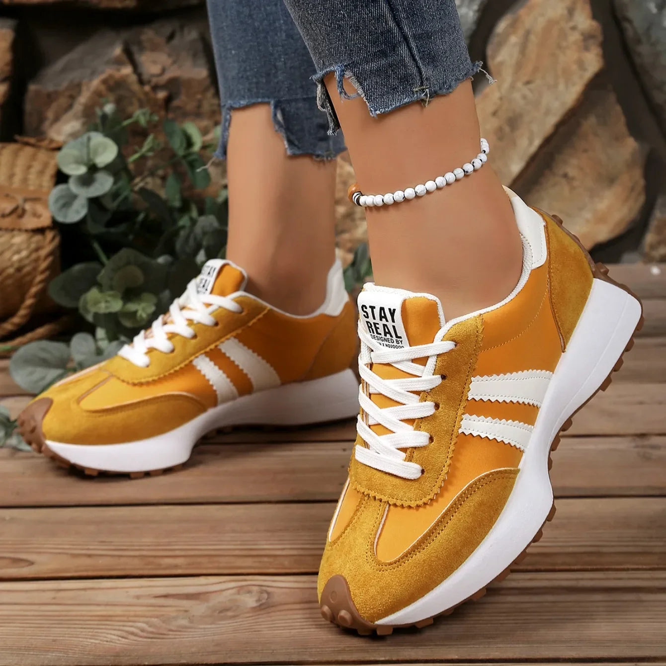 2025 New Trendy Women Casual Shoes Autumn Versatile Height