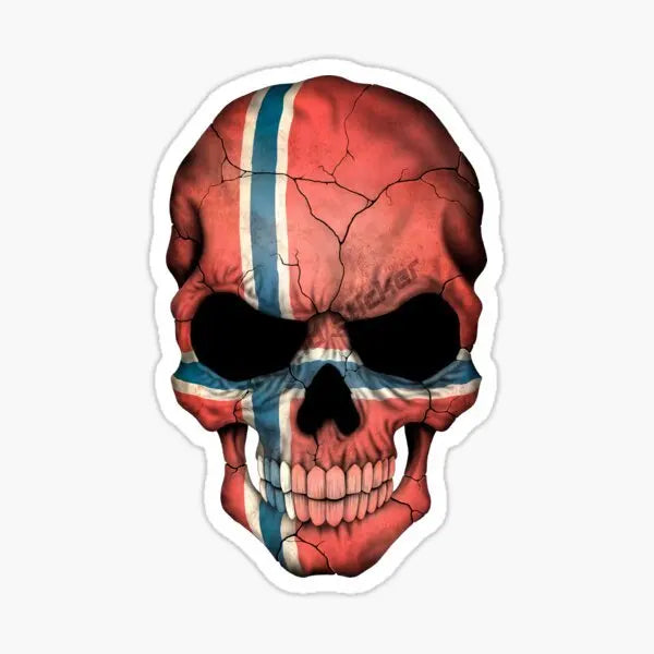 NORWAY National Flag and Emblem Car Stickers Car Laptop Trolley Case Helmet Decor Car Vinyl Bumper Waterproof Decal