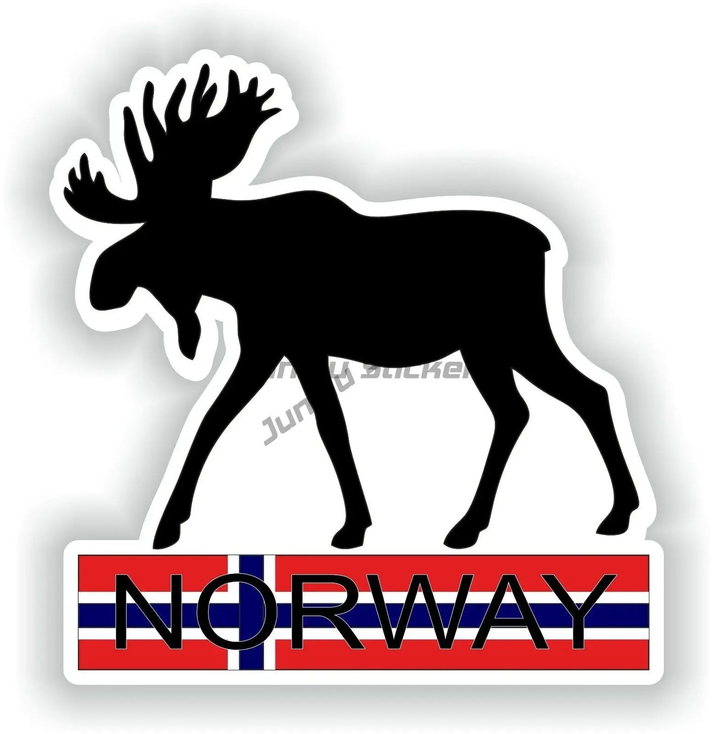 NOR Norway Flag Map Emblem Creative PVC Car Stickers for Car Van Motorcycle Helmet Window Wall Decoration Accessorie