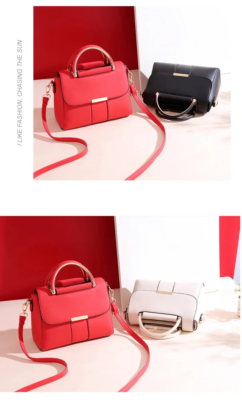 PU Leather Handbag Purse Women's Bag Trend Designer Shoulder Crossbody Sac Lady Messenger Small Tote Hand Pouch