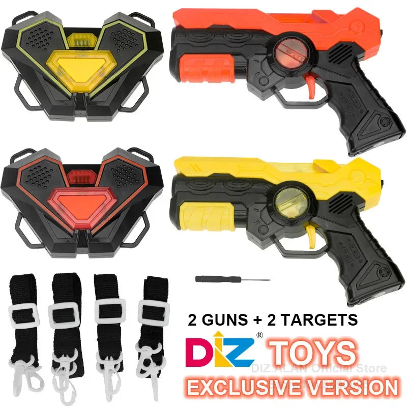 Infrared Toy Guns Play Set kids Laser Tag Battle Game Laser Strike Electric gun Weapon Pistol For Boys Children Indoor Outdoor