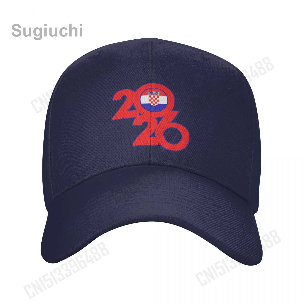 Croatia Flag With 2026 Baseball Cap Sun Breathable Adjustable Men Women Outdoor Soccer Hat For Fans Gift