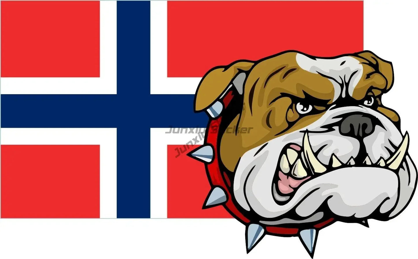 NOR Norway Flag Map Emblem Creative PVC Car Stickers for Car Van Motorcycle Helmet Window Wall Decoration Accessorie