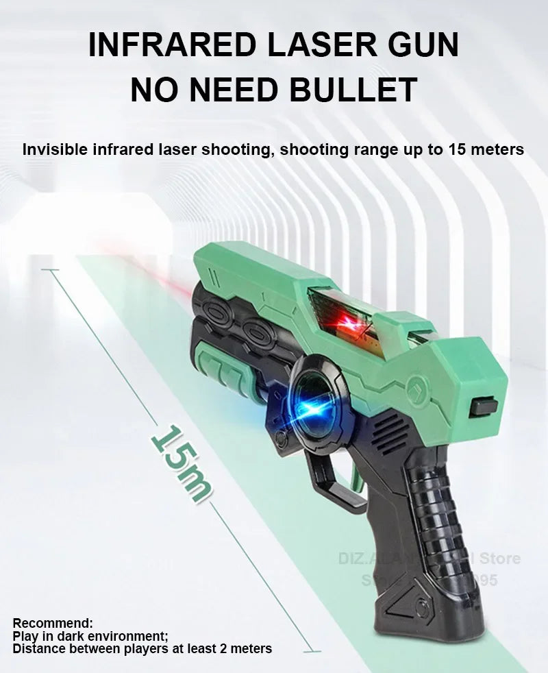 Infrared Toy Guns Play Set kids Laser Tag Battle Game Laser Strike Electric gun Weapon Pistol For Boys Children Indoor Outdoor