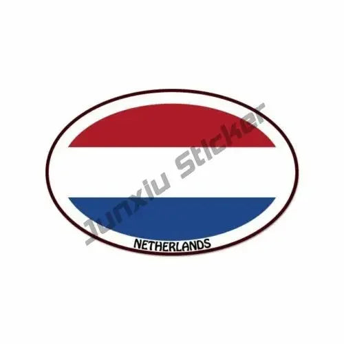 Netherlands Flag Naval Jack Flag  Decal Netherlands Football Amsterdam Flag Waterproof Sunscreen Decal Accessories Sticker