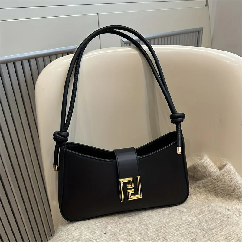 Women's Handbag Shoulder Bag with Adjustable Strap & Buckle Closure, Casual Tote Purse for Women Dating, Shopping, Everyday Use