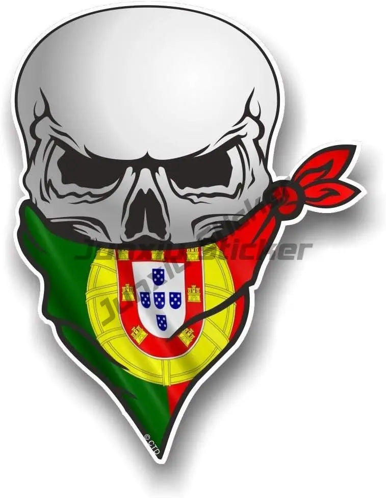 Portugal Flag Map Emblem Stickers High-Quality Viny Portugal Coat of Arms Portuguese Flag Racing Numbers Decal Perfect for Cars
