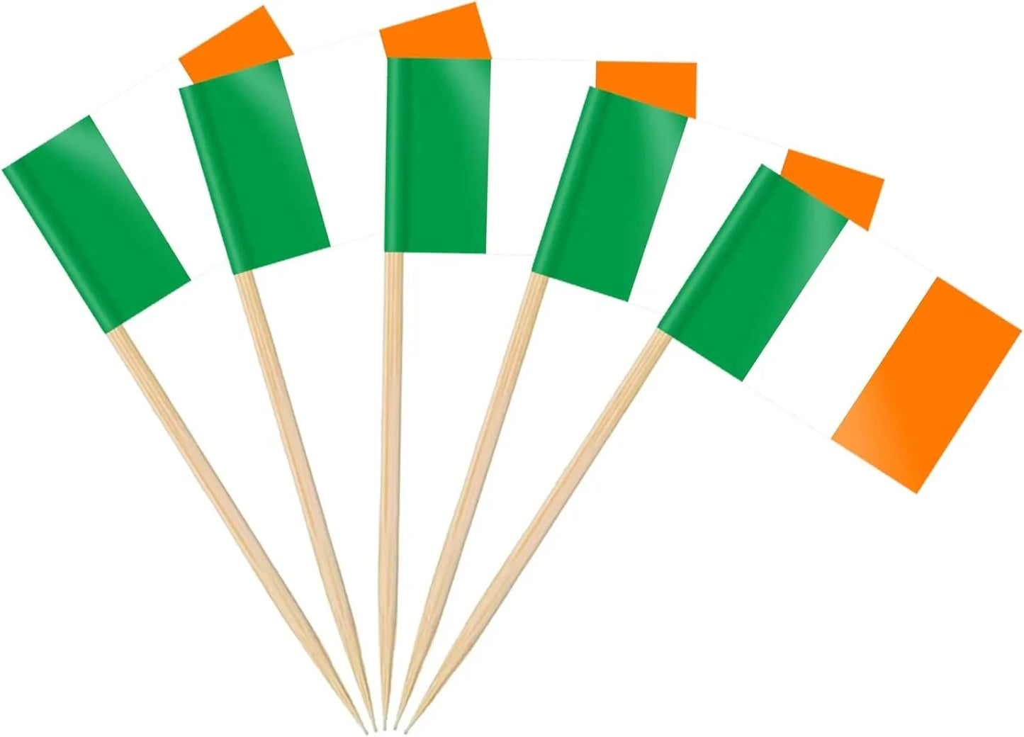 England Flag Toothpick,100 Pcs England Cupcake Toppers, Small England Stick Flags Double-sided for Football Party Decorations