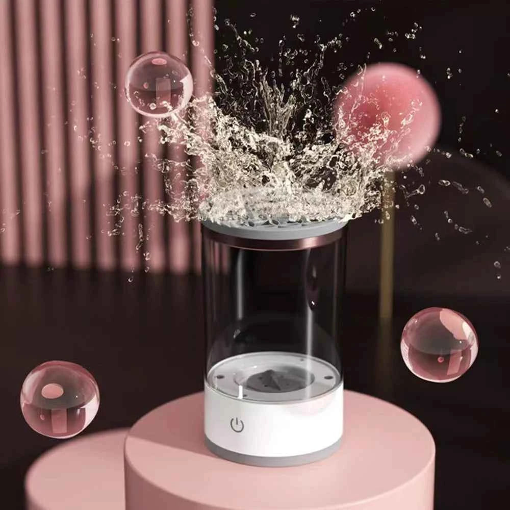 Makeup Brush Cleaner Is An Automatic Rotating Brush Cleaner For Deep Cleaning One Click Operation Is Suitable For All Makeup
