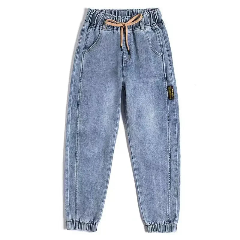 Cargo Korean Version of High Waist Pants Loose Slimming Straight Jean