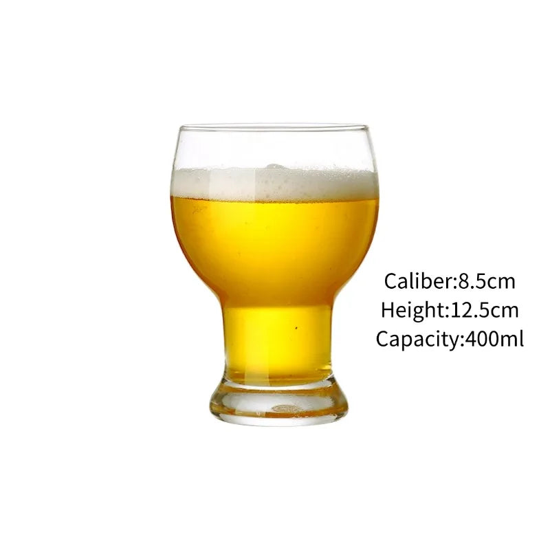 Craft Beer Cup Transparent Beer Mug Classical Draft Beer Cups Personality Cold Drink Cup Party Bar Accessory Pub Club Tools