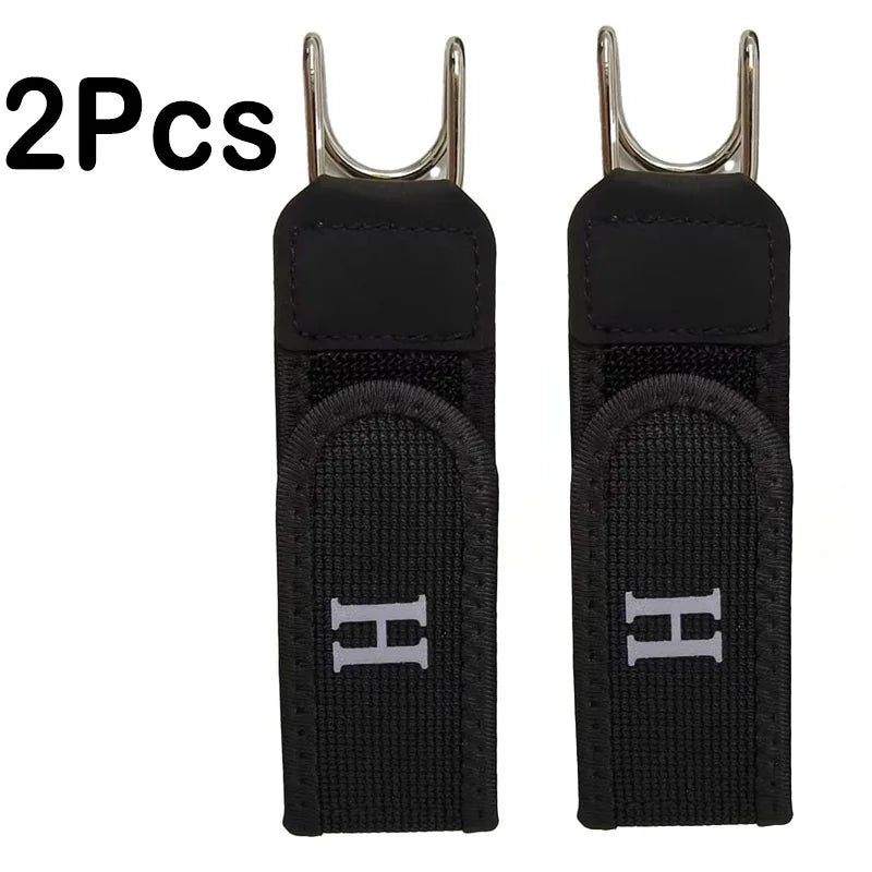 Buckleless Elastic Belt Hook Adjustable Metal Hook Men Women Unisex Buckle-Free Invisible Waist Belt Closure Outdoor Work EDC