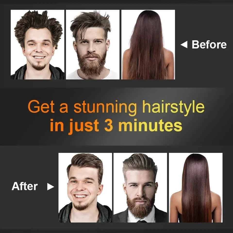 Electric Beard Comb Hair Straightener Brush Hot Hair Brushes Straightener Hair Anti-scalding Ceramic Beard Straightening Brush