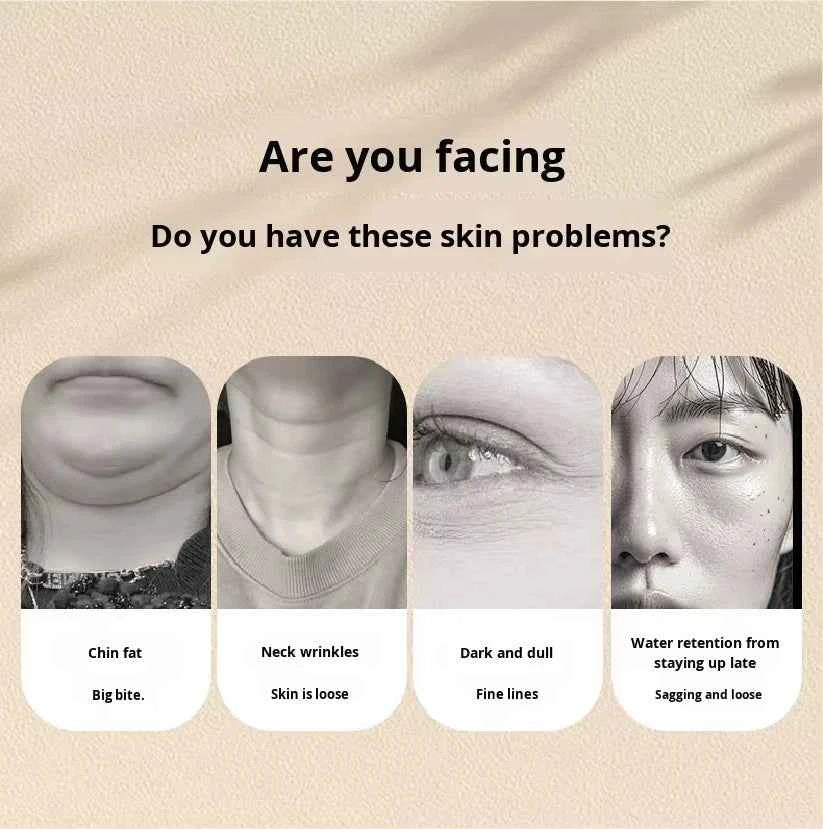 Anti-aging Ems microcurrent roller facial shaping device - V-ray radiofrequency beauty firmening and lifting facial massage