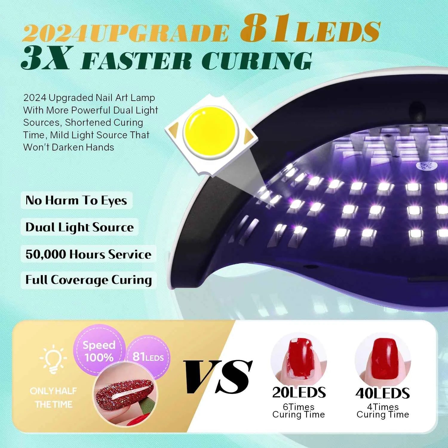 UV LED Nail Lamp 380W Nail Curing Lamps
