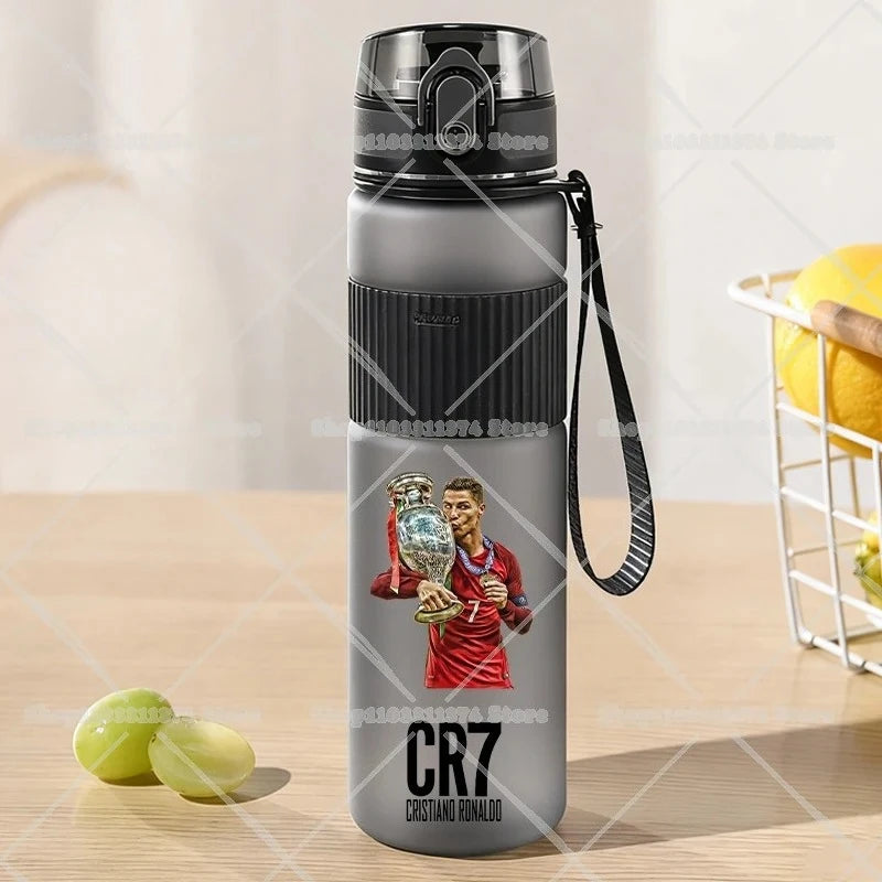 550ml CR7 Sports Water Bottles Football Star Ronaldos Frosted Bottle Outdoor Travel Gym Fitness Jugs Portable Drinking Cups Gift