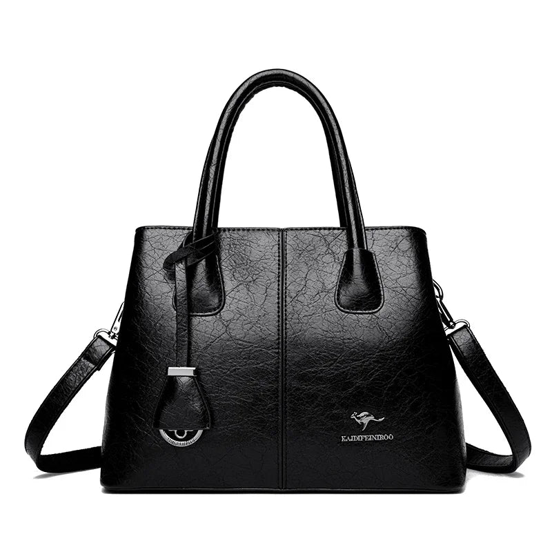 Women's PU Leather Handbags Ladies Large Tote Bag Female Square Shoulder Bags Bolsas Femininas Sac Fashion Crossbody Bags Purse