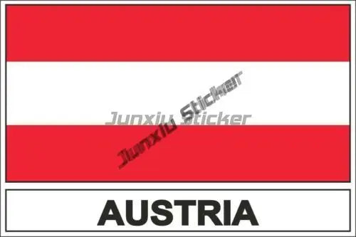 Coat of Arms Austria Car Stickers Austria Shield Emblem Decal Grza Vienna Heart Travel Stamp Cover Scratches Decor Accessories
