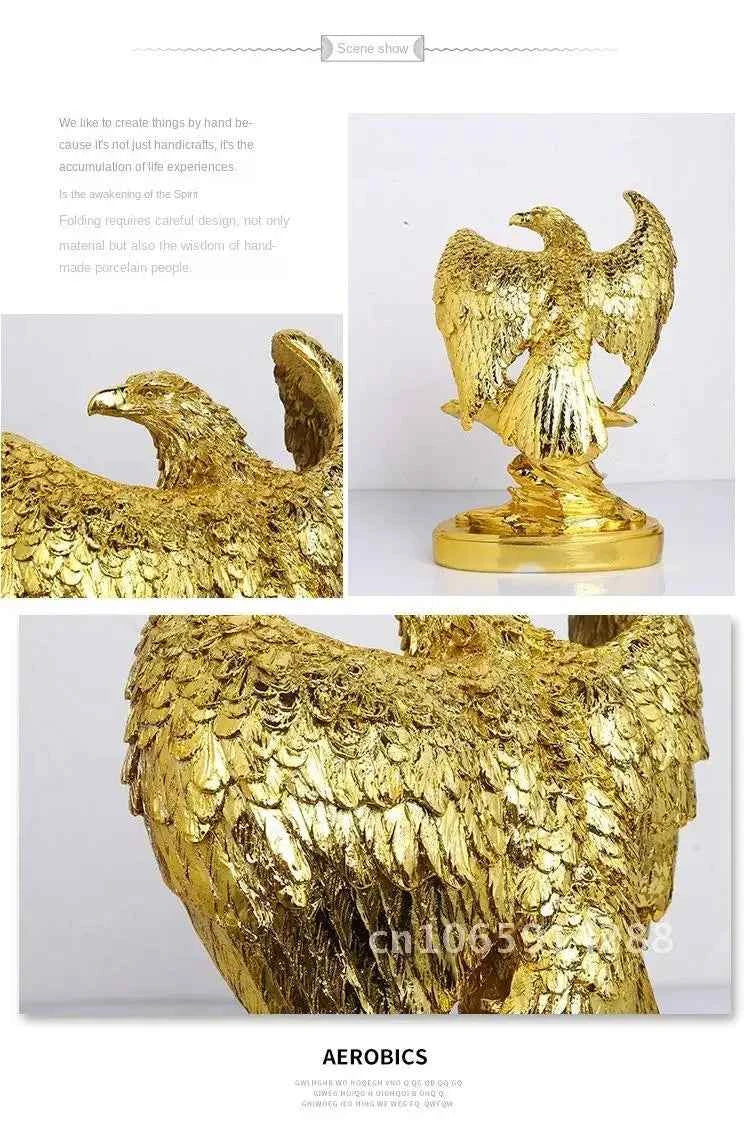 New Decoration Living Room European Style Creative Open Home Modern Sculpture Resin Angel Art Accessories Statue Art Eagle Home