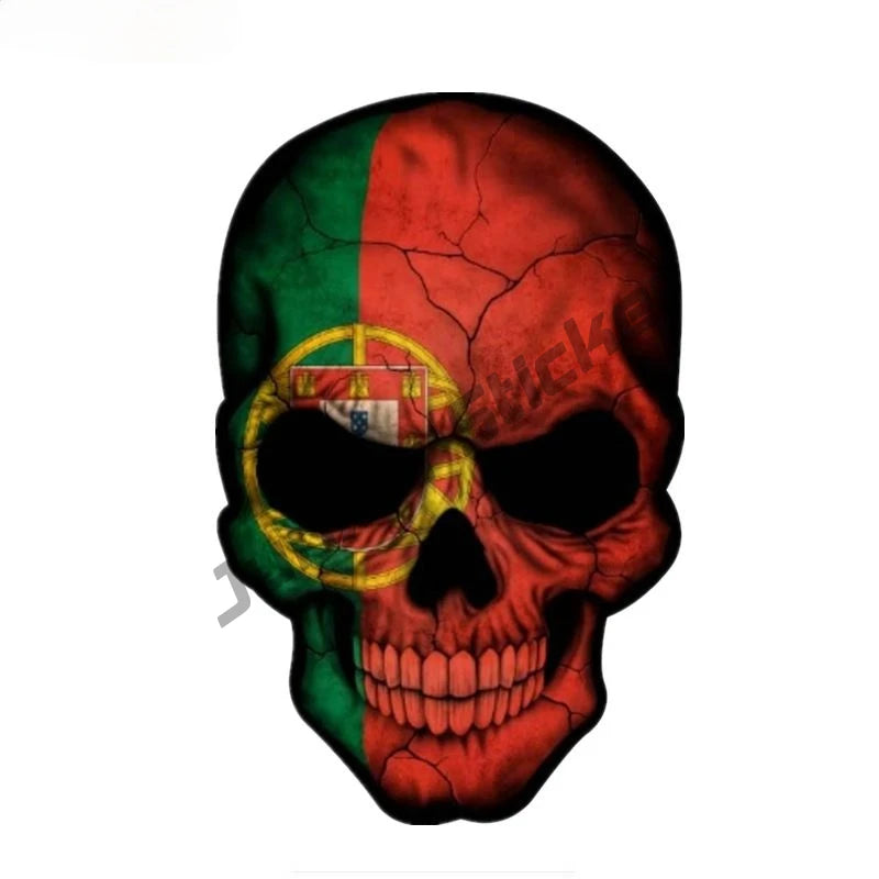 Love Portugal Flag Decal Sticker Portuguese Football Patriotic Stickers Home Pride Travel Car Truck Van Bumper Window Car Decal