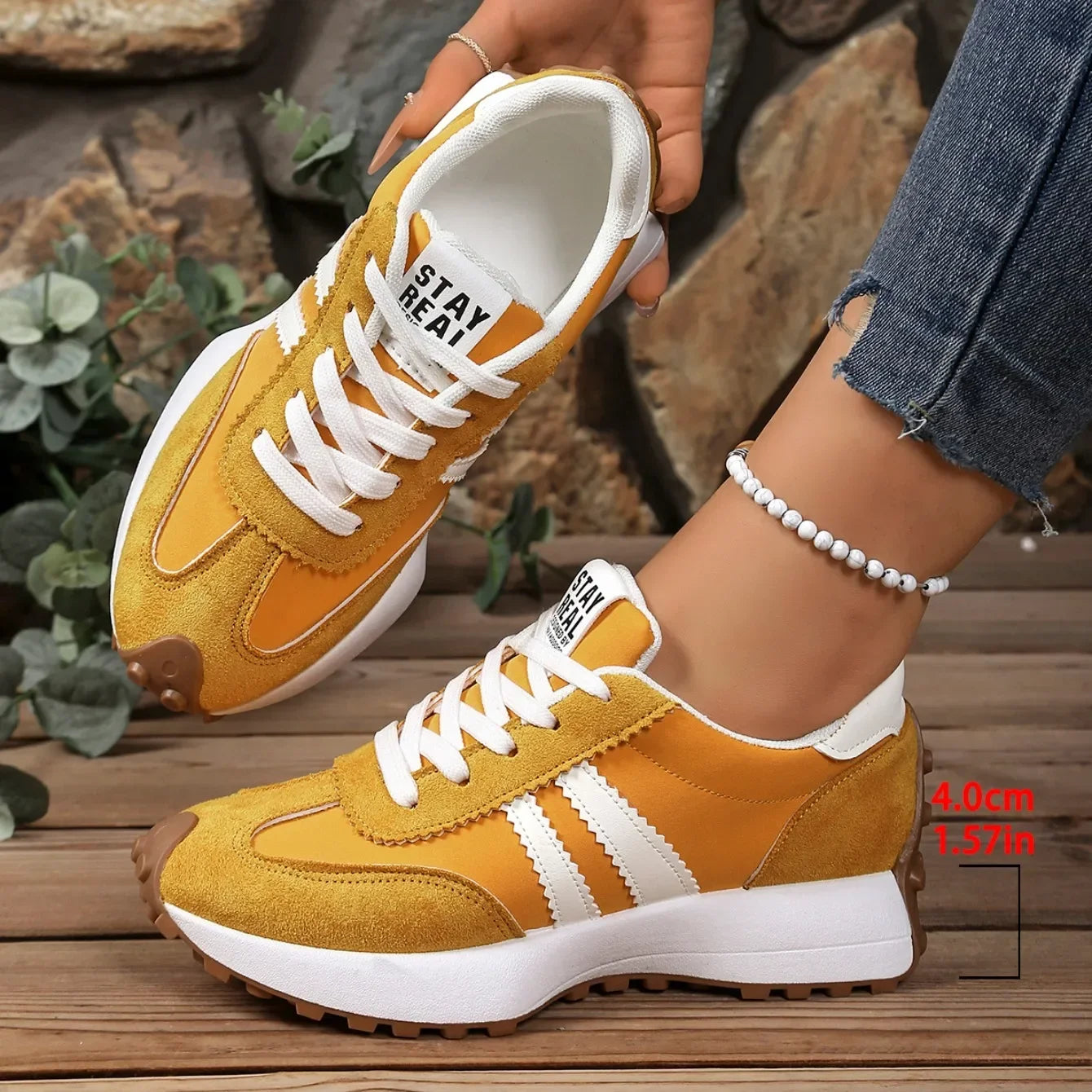 2025 New Trendy Women Casual Shoes Autumn Versatile Height