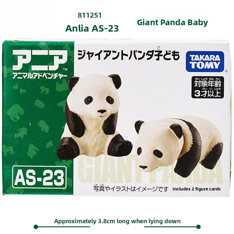 Wildlife Miniature Toys Realistic Tiger Elephant Lion Panda Chimpanzee Simulation Dolls for Children Educational Play Equipment