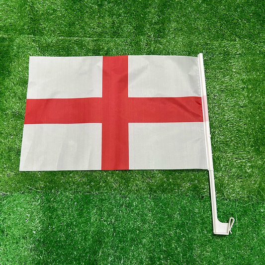SKY FLAG England car flag 30*45cm England car waving Flag National Flag standard-bearer waving flag with plastic flagpole