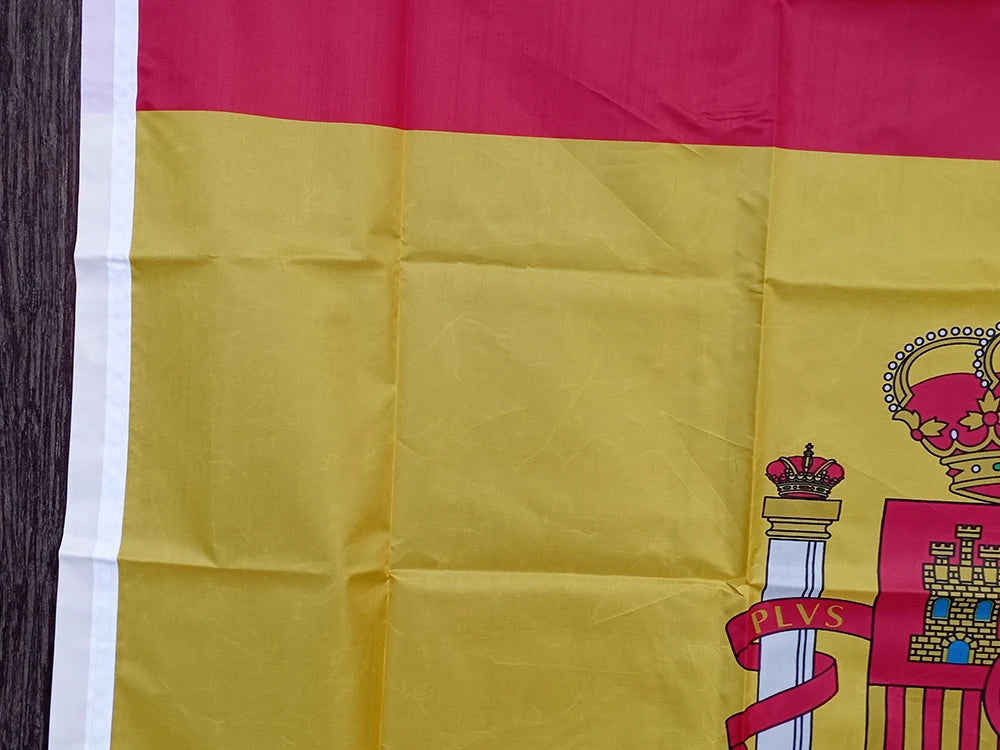 xvggdg  90x150cm spain flag 60*90cm   Super Poly football FLAG Indoor Outdoor Polyester Flag