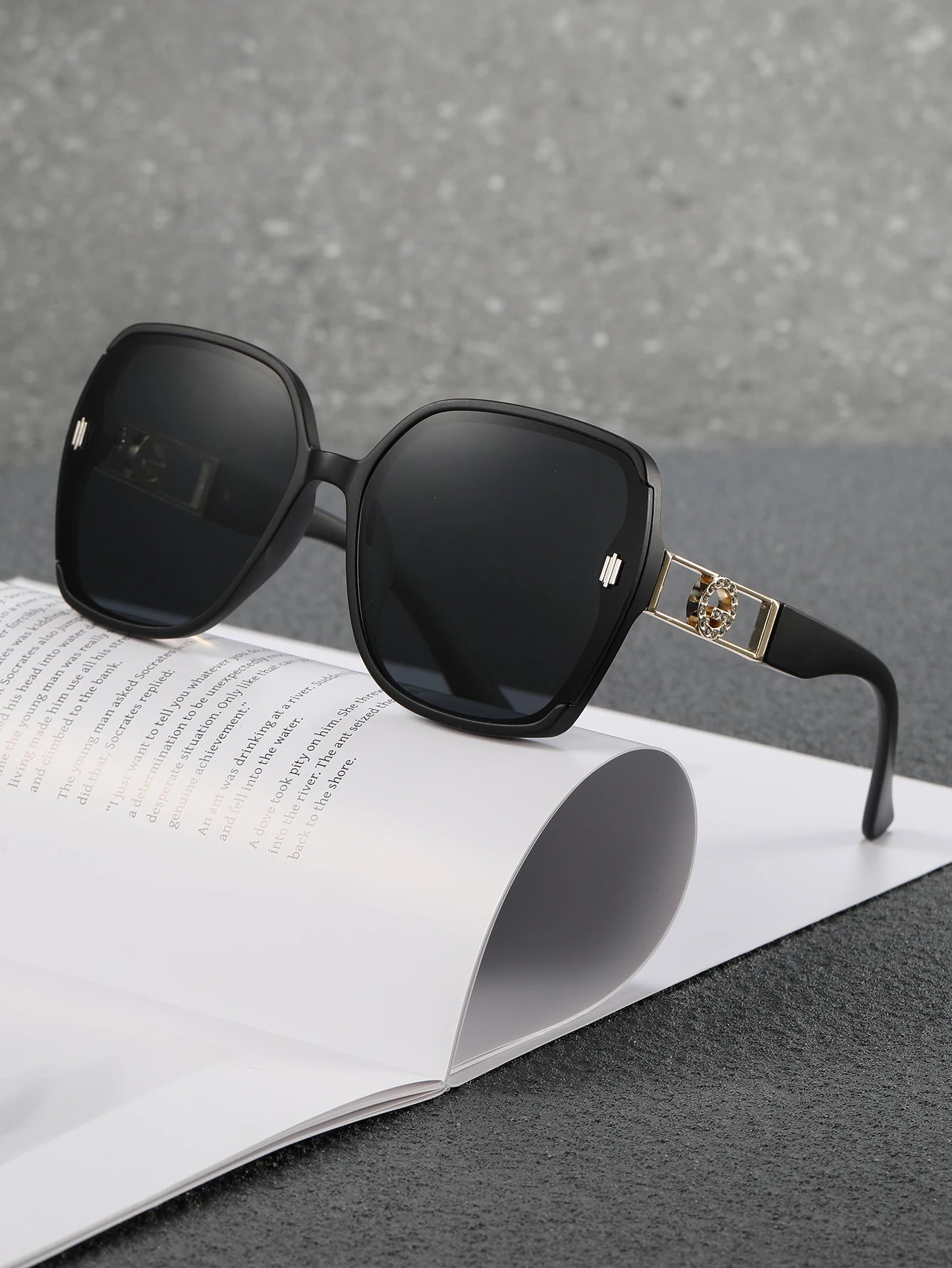 5 New sunglasses for women: UV-resistant sunglasses for women, high-end look, versatile for large faces, slimming glasses, high-