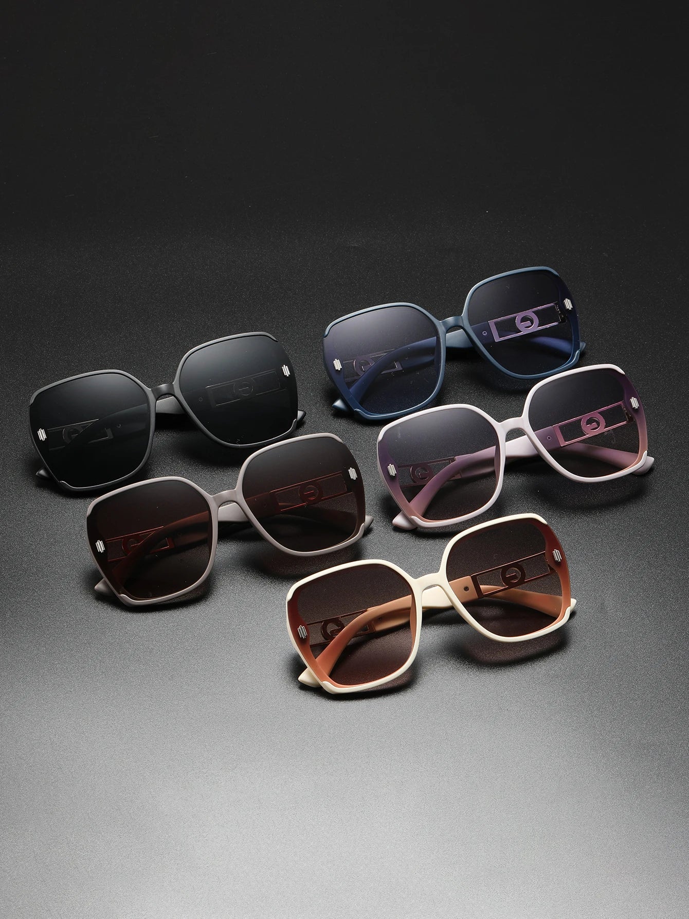 5 New sunglasses for women: UV-resistant sunglasses for women, high-end look, versatile for large faces, slimming glasses, high-