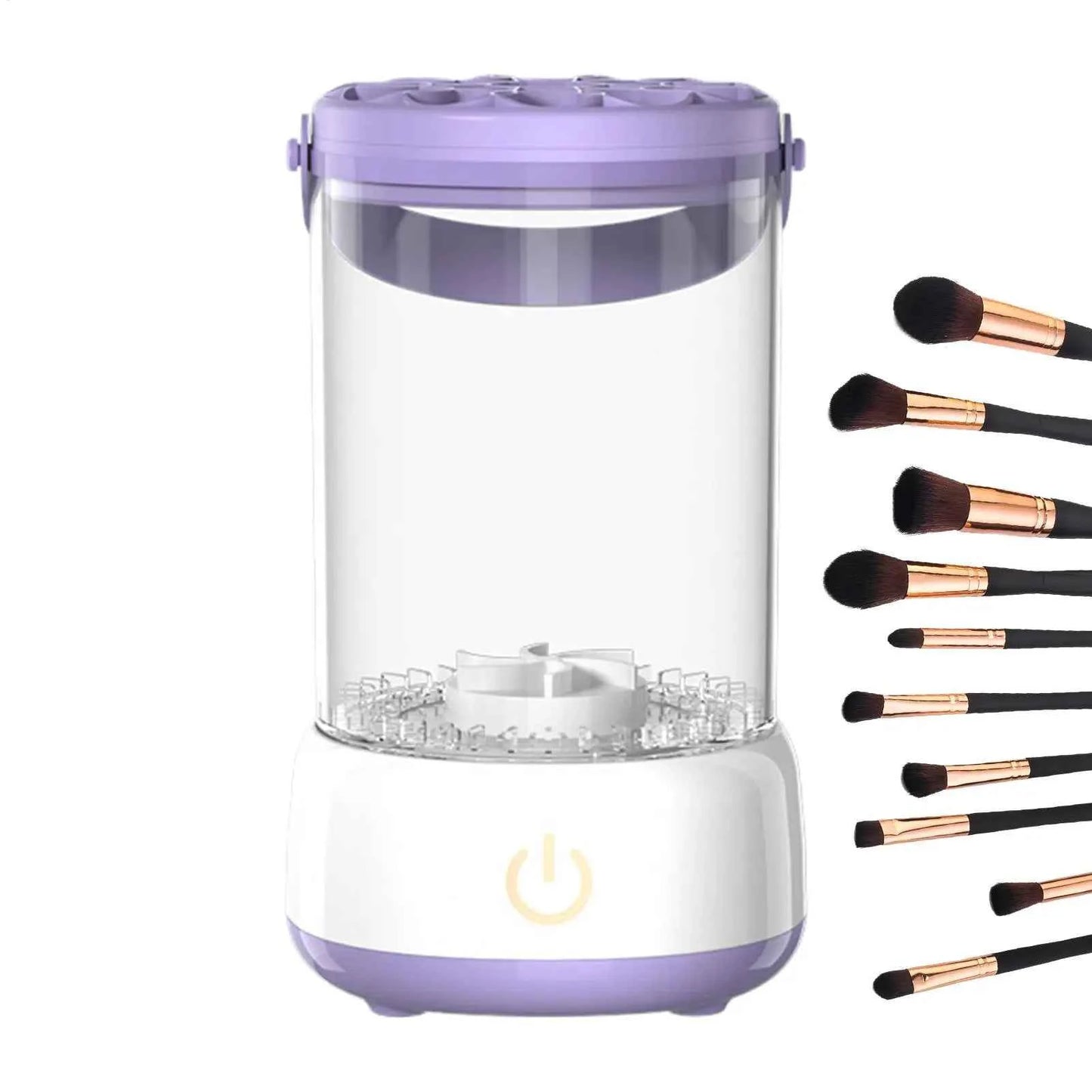 Makeup Brush Cleaner Makeup Tool Washer Portable Automatic Cosmetic Brushes Cleaner Machine for Home Vanity Travel Professional