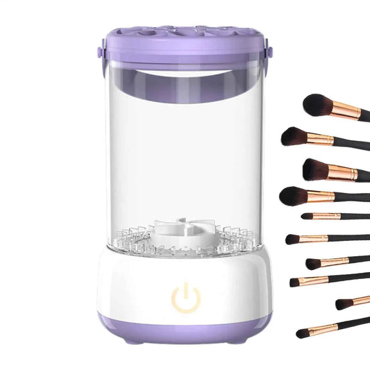 Makeup Brush Cleaner Makeup Tool Washer Portable Automatic Cosmetic Brushes Cleaner Machine for Home Vanity Travel Professional