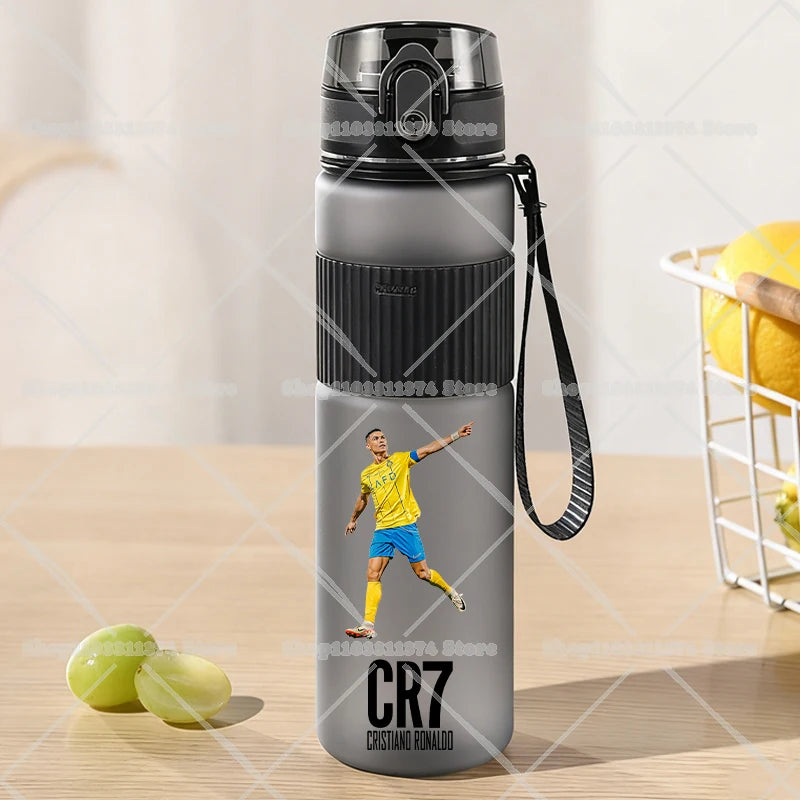 550ml CR7 Sports Water Bottles Football Star Ronaldos Frosted Bottle Outdoor Travel Gym Fitness Jugs Portable Drinking Cups Gift