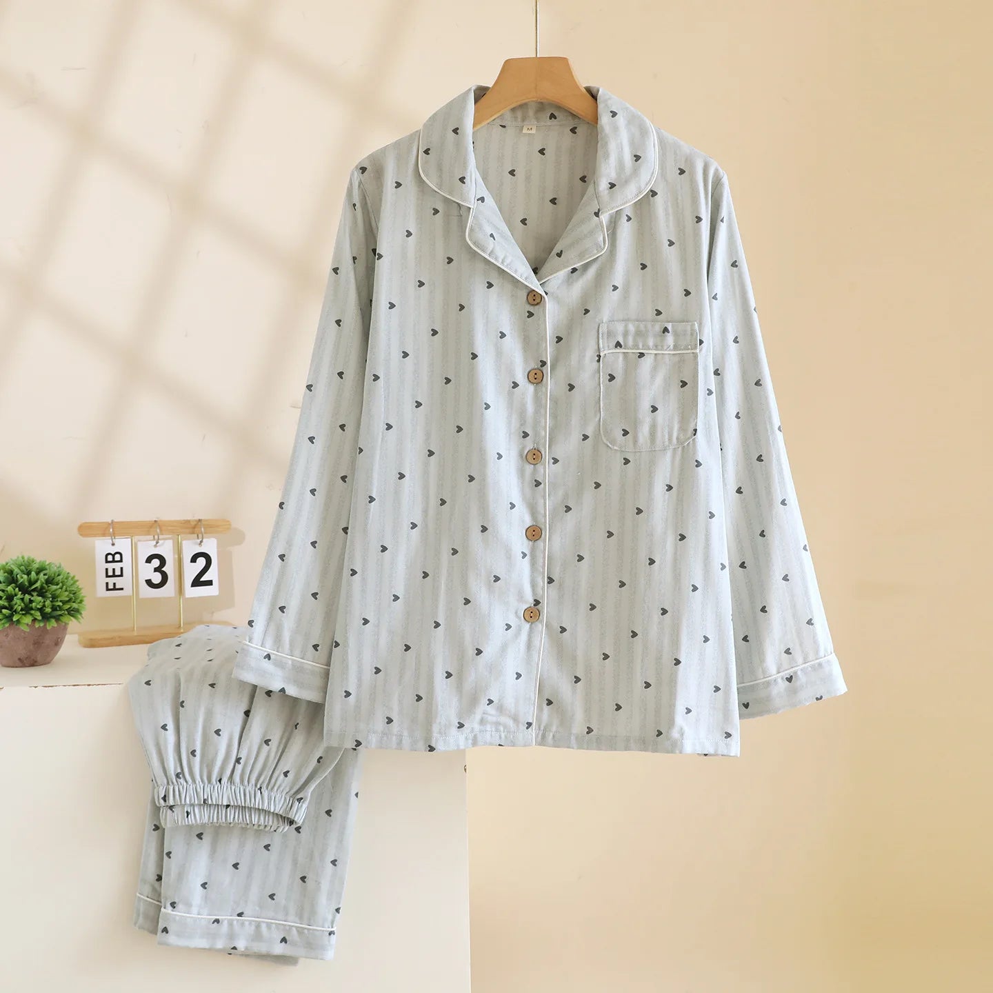 2026 kimono femme maple leaf pajama sets women 100% gauze cotton long sleeve casual sleepwear women pyjamas autumn hot sale