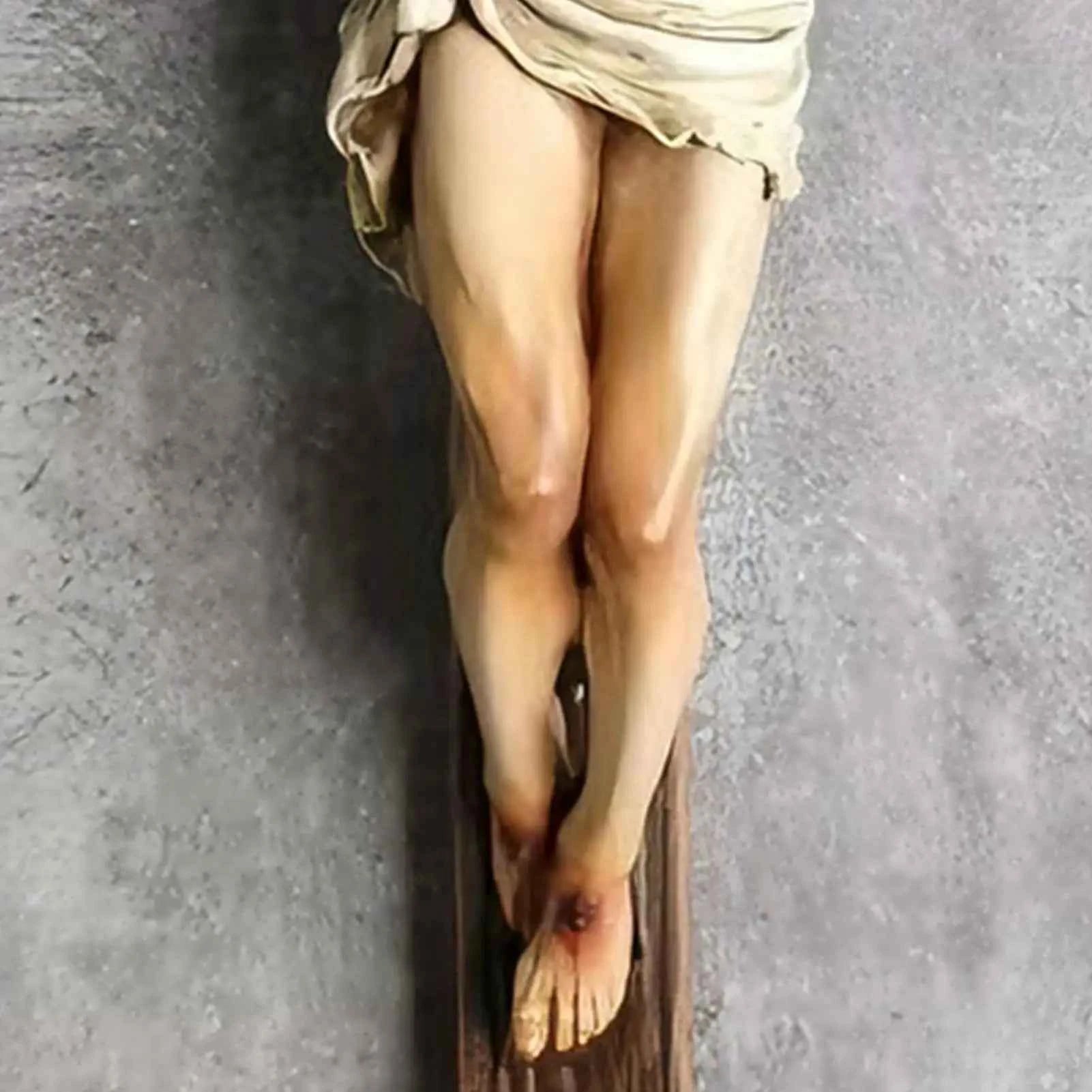 Jesus Decor 9.6 Inch Resin Religious Decoration Jesus Statue for Home Wall Table Room Bookshelf Church decorative piece