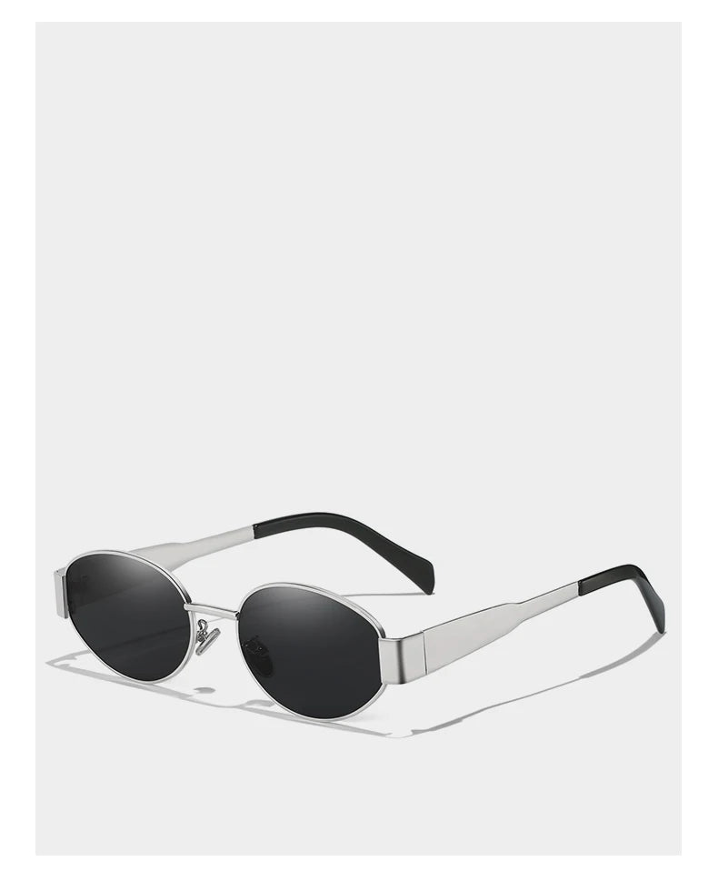 New Sunglasses For Women And Men Sun Glasses Alloy Oval Eyewear