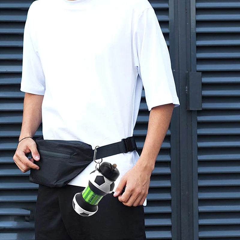 Fold Water Bottle Cups Mug Outdoor Sports Basketball Football Baseball Tennis Golf School Leakproof Portable Kids Water Bottle