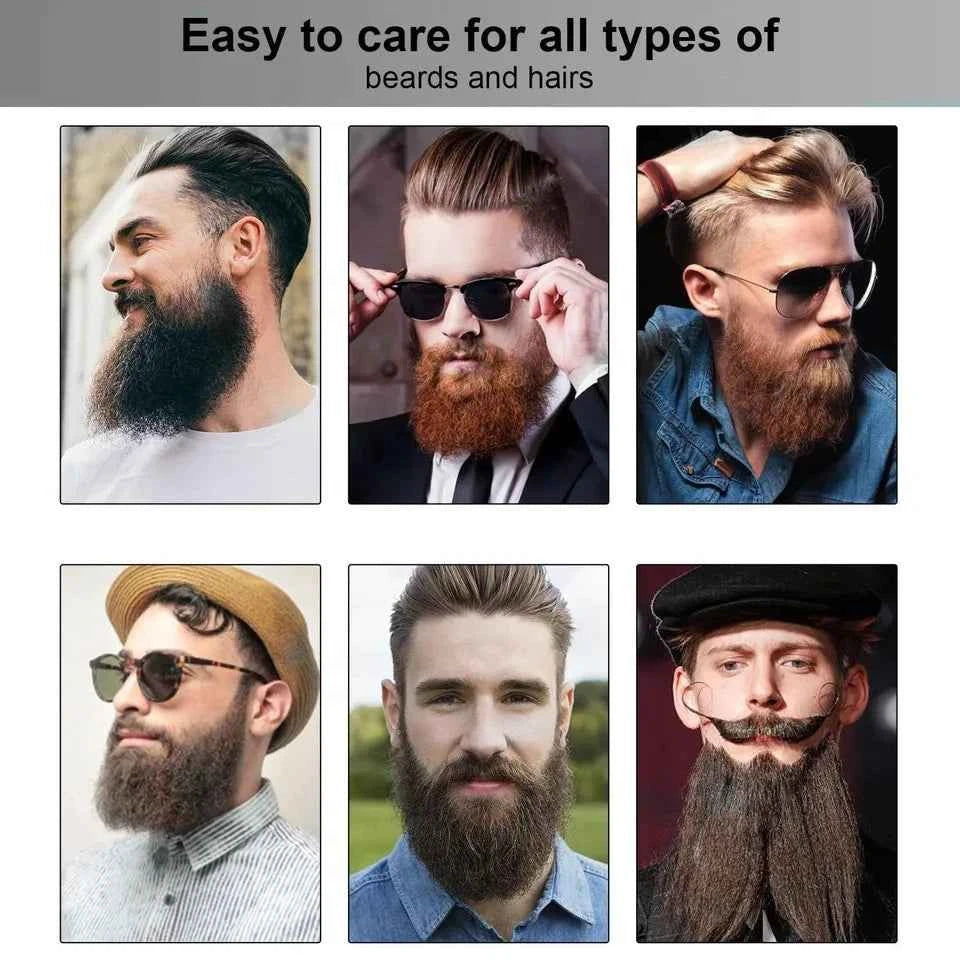 Electric Beard Comb Hair Straightener Brush Hot Hair Brushes Straightener Hair Anti-scalding Ceramic Beard Straightening Brush