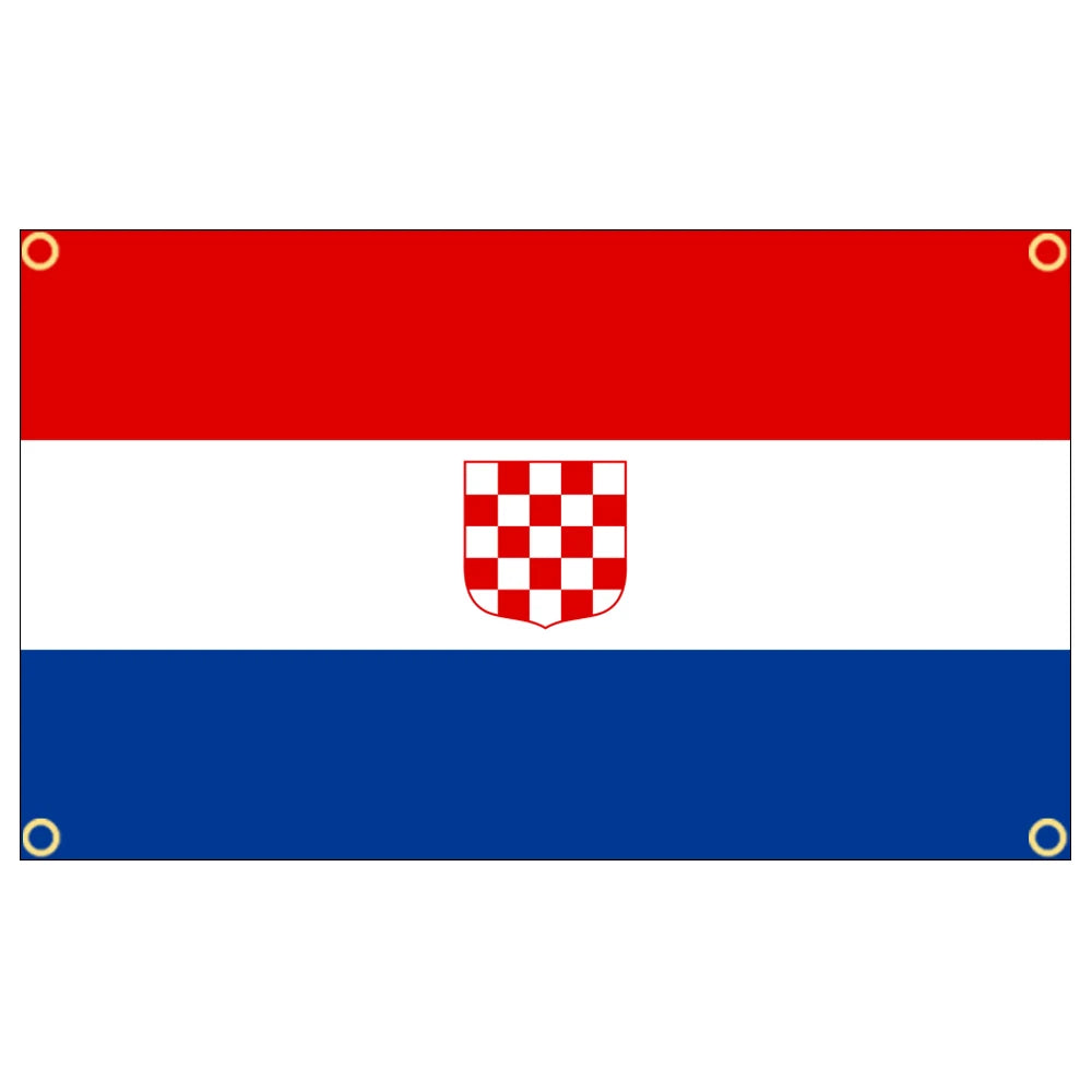 3x5 Ft Banate of Croatia Flag Vivid Color and Fade proof Canvas Croatian Historical Flags Polyester with Brass Grommets 3 X 5 Ft