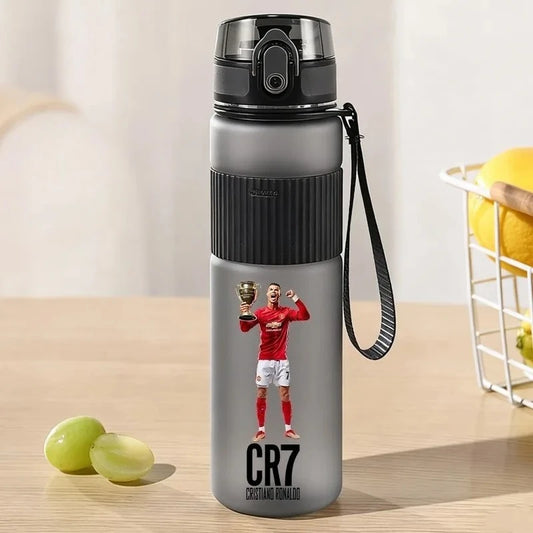 550ml CR7 Sports Water Bottles Football Star Ronaldos Frosted Bottle Outdoor Travel Gym Fitness Jugs Portable Drinking Cups Gift