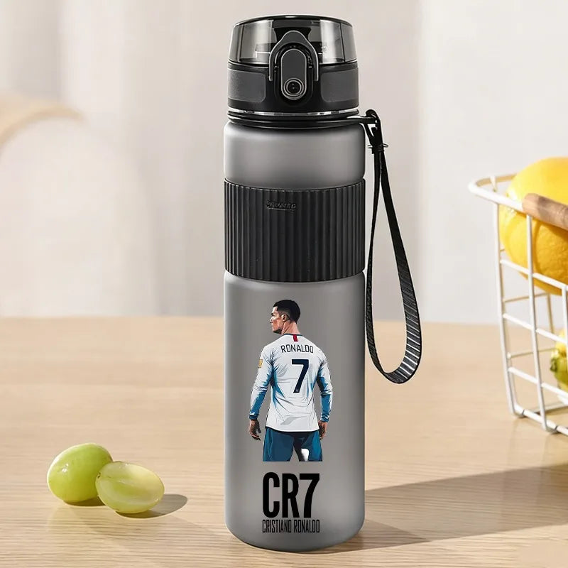 550ml CR7 Sports Water Bottles Football Star Ronaldos Frosted Bottle Outdoor Travel Gym Fitness Jugs Portable Drinking Cups Gift