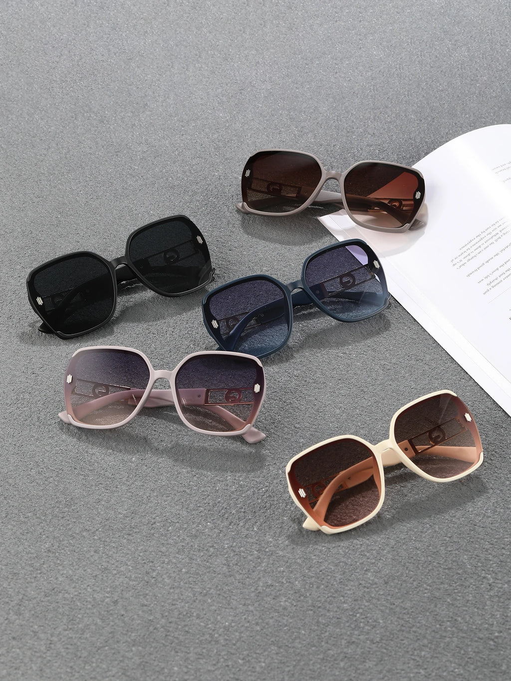 5 New sunglasses for women: UV-resistant sunglasses for women, high-end look, versatile for large faces, slimming glasses, high-