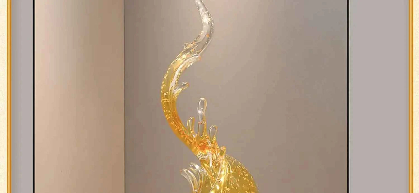 Home Decor,Wind And Water Rising Ornament,Vertical Entrance,Living Room TV Cabinet,Hotel Art Decoration Sculpture Customized