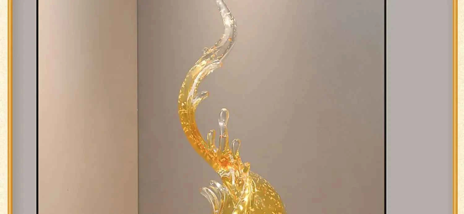 Home Decor,Wind And Water Rising Ornament,Vertical Entrance,Living Room TV Cabinet,Hotel Art Decoration Sculpture Customized