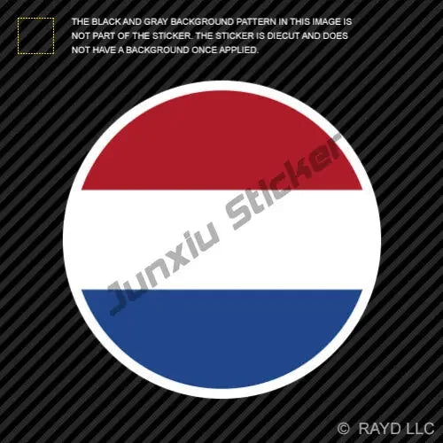 Netherlands Flag Naval Jack Flag  Decal Netherlands Football Amsterdam Flag Waterproof Sunscreen Decal Accessories Sticker
