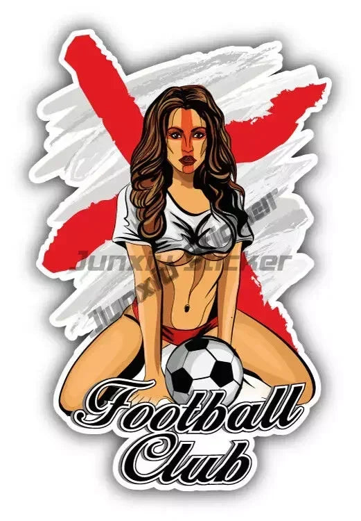 England Sticker English Football Club Fans Girl Vinyl Decal London England ENG City Shield Waterproof Stickers PVC Accessories