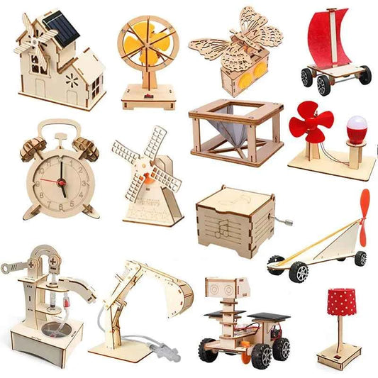 Kid DIY Science Toys Scientific Experiment Kit Educational Children Stem Toys Student Handmade Assembly Craft Technology Project