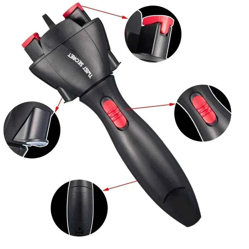 Hair Curler Automatic Twist Braiding Knitting Device Hair DIY Braider Machine Hair Styling Tools Crochet Braids Curling iron